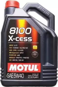 Motul 8100 X-cess 5W-40 (5 l)