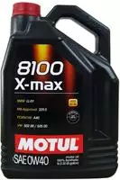 MOTUL 109693, MOTUL Motor&ouml;l 8100 X-MAX 0W-40 [5L] 109693 5l f&uuml;r Fiat RENAULT VW