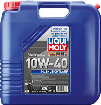 LIQUI MOLY MoS2 Leichtlauf 10W-40 (20 l)
