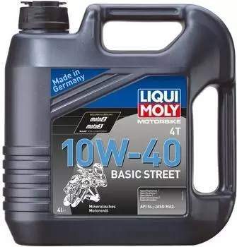 LIQUI MOLY Motorbike 4T Basic Street 10W-40 (4 l)