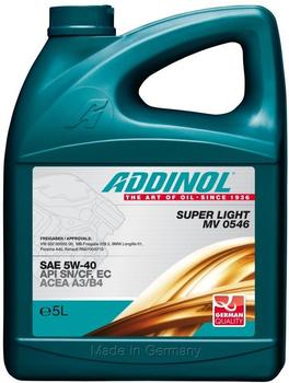 ADDINOL Super Light MV 0546 5W-40 (5 l)