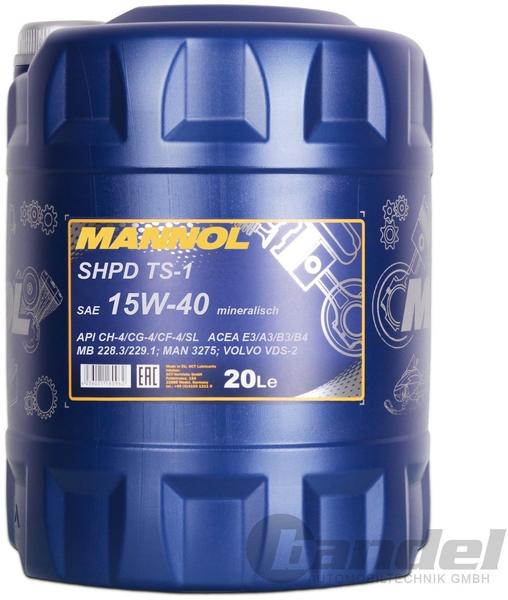 Mannol TS-1 SHPD 15w-40 (20 l)
