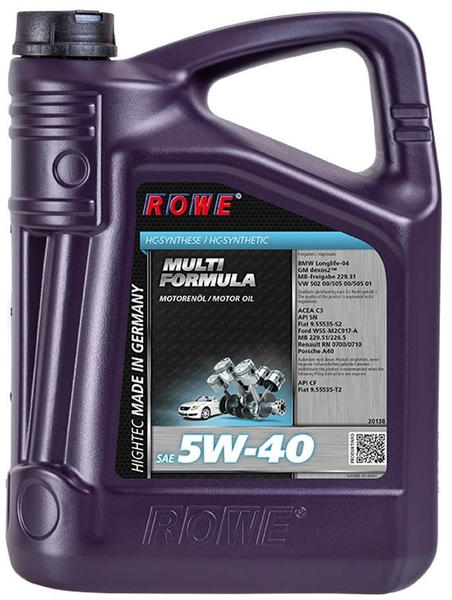 ROWE Hightec Multi Formula SAE 5W-40 (5 l)