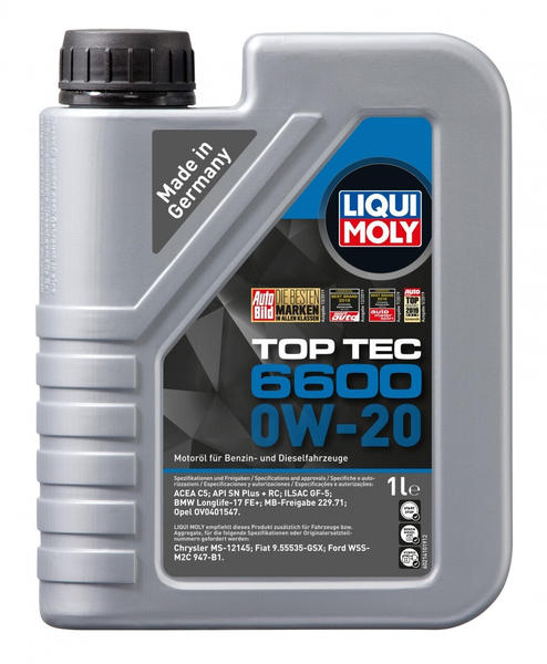 LIQUI MOLY Top Tec 6600 0W-20 (1l)