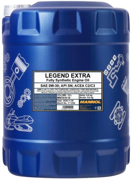 Mannol Legend Extra 7919 SAE 0W-30 10l