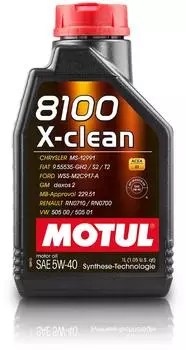 Motul 8100 X-Clean 5W40 1l