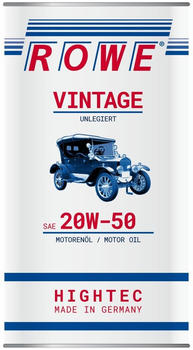 ROWE Hightec Vintage SAE 20W-50 unlegiert (5 l)