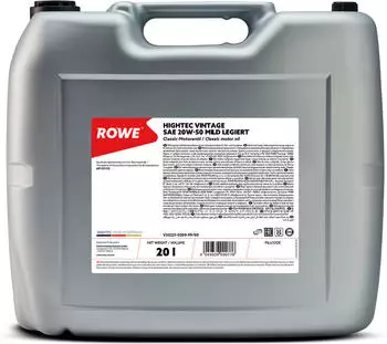 ROWE Hightec Vintage SAE 20W-50 Mild Legiert (20 l)