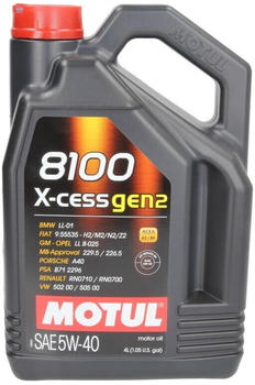 Motul 8100 X-Cess GEN2 5W-40 (4 l)