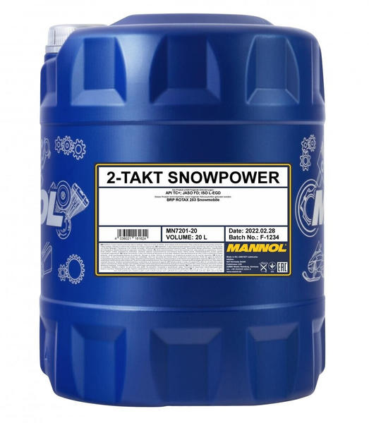 Mannol 2-Takt Snowpower MN7201 - 20 L