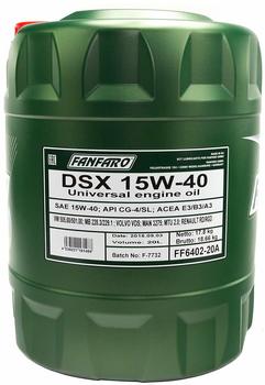 Fanfaro DSX 15W-40 FF6402 - 20 L