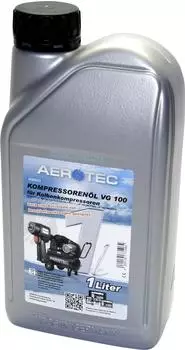 Aerotec Kompressor&ouml;l VG 100 f&uuml;r Kolbenkompressoren 1 Liter (200633)