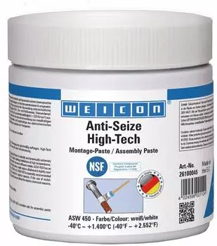 WEICON Anti-Seize High-Tech Montagepaste metallfreie Schmier- und Trennmittelpaste wei&szlig; (26100045)