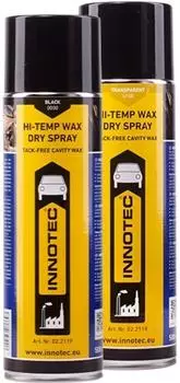 Innotec Hi-Temp Wax Dry Spray Black 500 ml