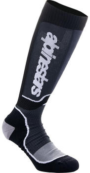 Alpinestars Plus Jugend Motocross Socken schwarz/grau