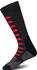 IXS Merino 365 Socken schwarz/grau/rot