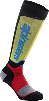 Alpinestars Plus Motocross Socken schwarz/rot/gelb