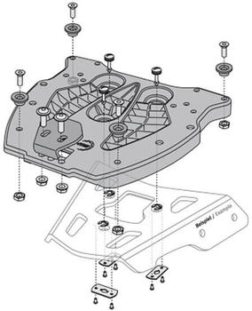 SW-Motech TraX Universal-Adapterplatte
