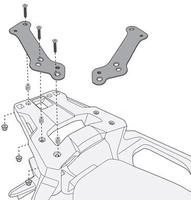 Givi SR1156, Givi Topcase-Tr&auml;ger Monokey/-lock X-ADV 750 17-20 f.OEM-Tr&auml;g