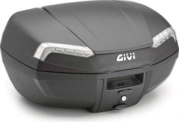 Givi E46 Riviera Tech Topcase Monolock Schwarz/Schwarz/Klar (E46NT2)