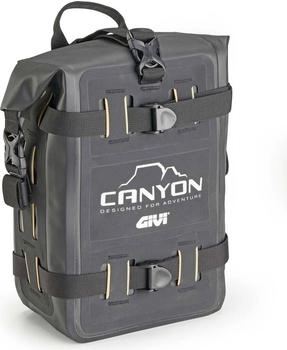 Givi Canyon Gepäcktasche wasserdicht 8 l Schwarz/Grau (GRT722B)