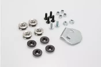 SW-Motech Adapterkit f&uuml;r ADVENTURE-RACK Gep&auml;cktr&auml;ger - F&uuml;r TRAX ADV/ION/EVO. Schwarz. schwarz-silber