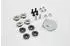 SW-Motech Adapterkit für ADVENTURE-RACK Gepäckträger - Für TRAX ADV/ION/EVO. Schwarz. schwarz-silber