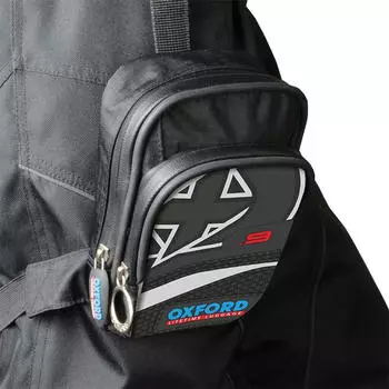 Oxford Rider Equipment L1R Beintasche schwarz f&uuml;r M&auml;nner