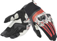 Dainese 1815934-32J-XXS, Dainese Mig 3 Unisex Motorradhandschuhe Schwarz Weiss Rot