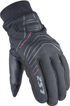 LS2 Civis wasserdichte Handschuhe schwarz