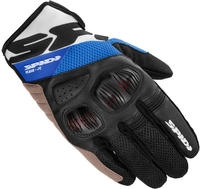 Spidi B79-022-M, Spidi Flash-R Evo Motorrad Handschuhe Schwarz Weiss Blau male
