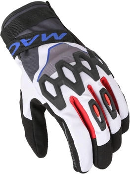 Macna Zairona Damen Handschuhe schwarz/weiß/rot-blau