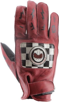 Helston's Logo Handschuhe schwarz/rot