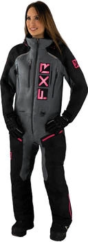 FXR Recruit F.A.S.T. Insulated Damen 1-Teiler Snowmobil Kombi schwarz/grau