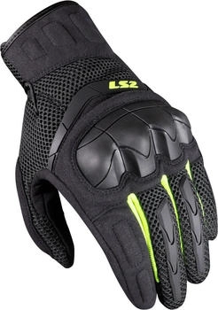LS2 Kubra Mesh Handschuhe grau/gelb