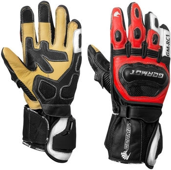Germot Minneapolis Handschuhe schwarz/weiß/rot-beige