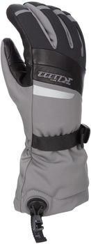 Klim Radiate Gauntlet Damen Snowmobil Handschuhe schwarz/grau