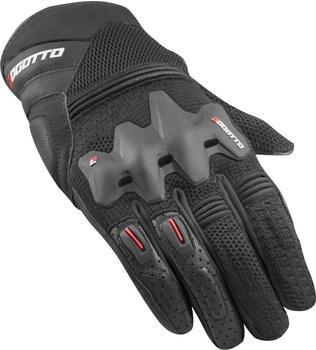 Bogotto Xatran perforierte Handschuhe schwarz