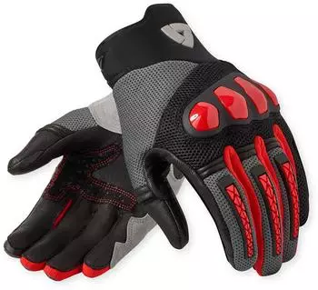 REV'IT! Speedart Air Gloves grey/rojo