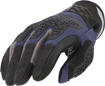 Acerbis Crossover Motorradhandschuhe grau/blau