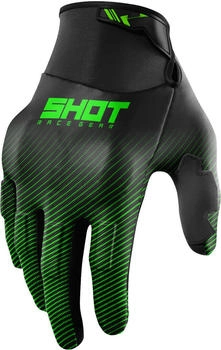 Shot Drift Rim Motocross Handschuhe schwarz/grün