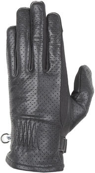 Helston's Candy Air perforierte Damen Handschuhe schwarz