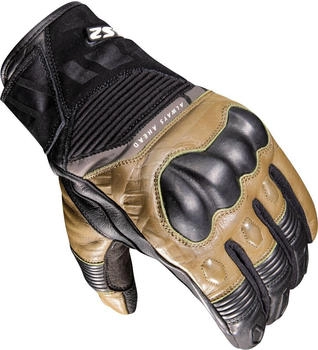 LS2 Octane wasserdichte Handschuhe schwarz/braun