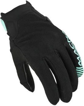 Macna Obtain Leather Damen Handschuhe schwarz/gr&uuml;n