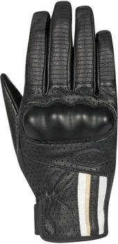 Segura Romeo perforierte Damen Handschuhe schwarz/weiss