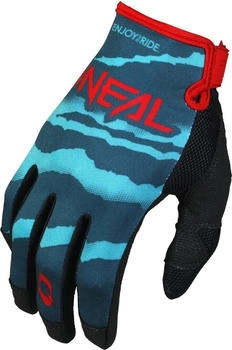 O'Neal Mayhem Wild Motocross Handschuhe rot/blau