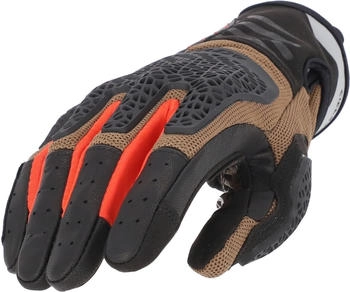Acerbis Crossover Motorradhandschuhe orange/braun