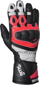 GMS GR-1 SF perforierte Handschuhe schwarz/weiss/rot