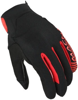 Macna Obtain Leather Handschuhe schwarz/rot