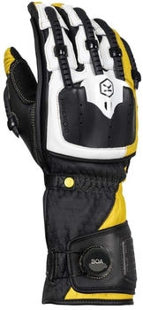 Knox Handroid MK5 Handschuhe schwarz/weiss/gelb